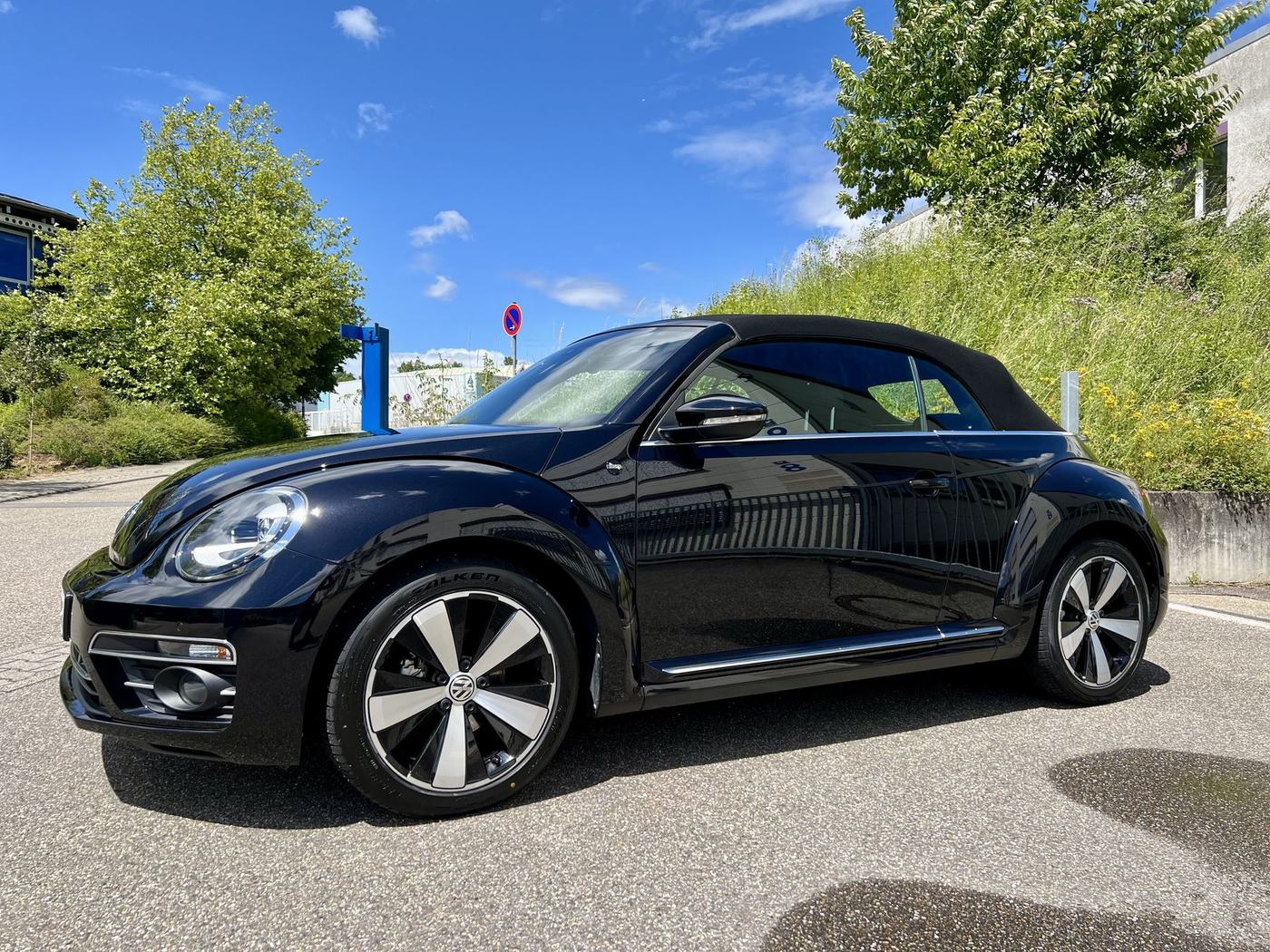 VW Beetle Cabrio nach der Aufbereitung