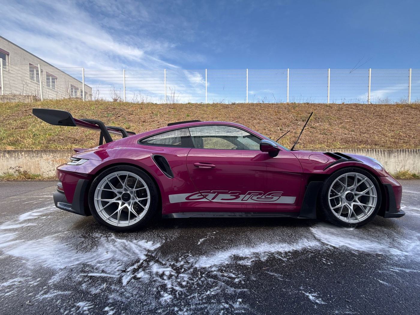 Porsche 911 GT3 RS nach der Wäsche